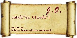 Juhász Olivér névjegykártya